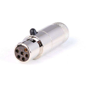 Rugged Radios 6-Pin Female Mini XLR Connector TA6FL