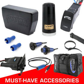 Rugged Radios Alpha Accessory Pack For Rugged UTV SXS IRCS w/ Intercom Ext Cables (for Helmet Kits)