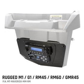 Rugged Radios Can-Am Comm/Maverick - Glove Box Multi-Mount Kit for M1/G1/RM45/RM60/GMR45