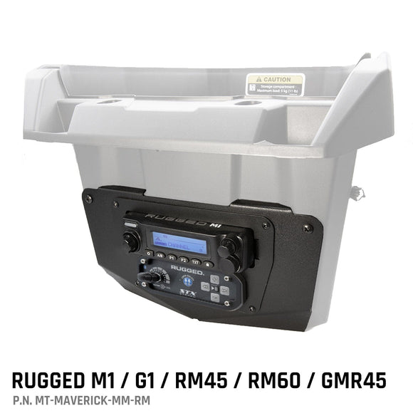 Rugged Radios Can-Am Comm/Maverick - Glove Box Multi-Mount Kit for M1/G1/RM45/RM60/GMR45