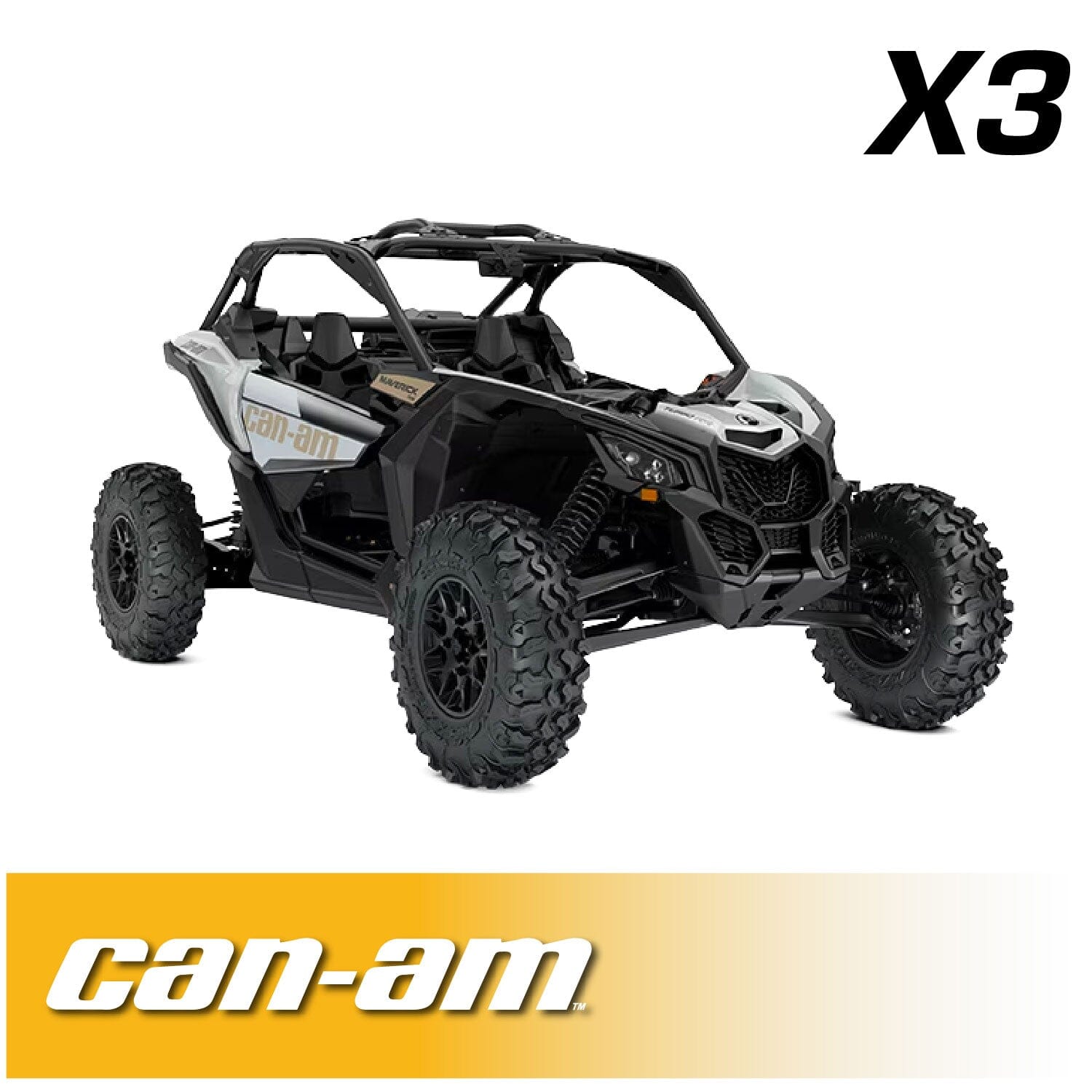 Rugged Radios Can-Am Mav X3 Comp Comm Kit w/BT 2-Way Radio STX Stereo / M1 VHF Bus Band / Dash Mount