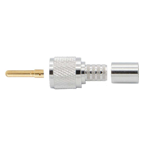 Rugged Radios Crimp-on Male PL-259 UHF Connector for Rugged LMR400-UF - RG8 Cable