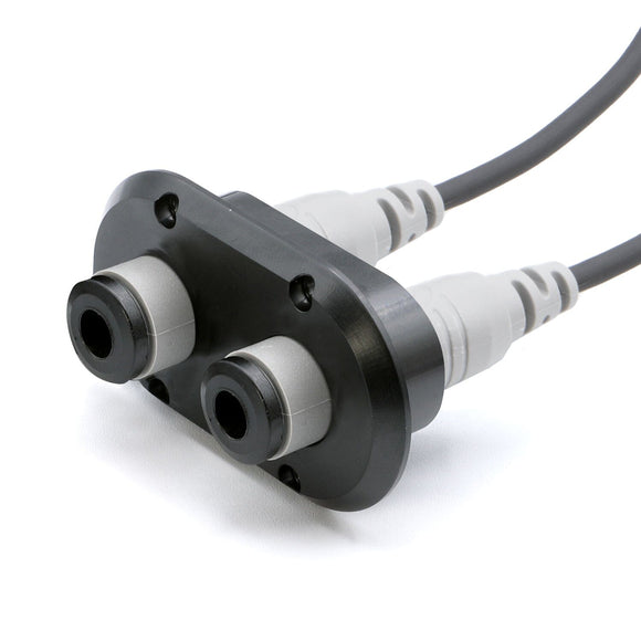 Rugged Radios Dual Headset / Helmet Jack Flush Mount Offroad