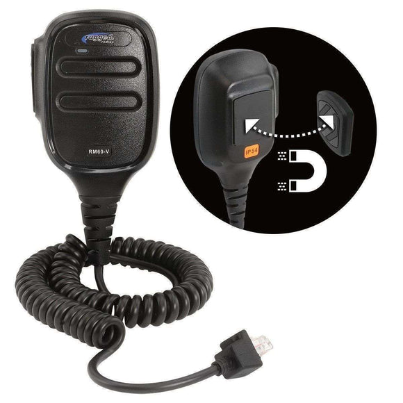 Rugged Radios Hand Mic for RM45 & RM60 Mobile Radios with Scosche MagicMount