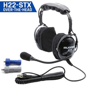 Rugged Radios ULTIMATE HEADSET for STEREO and OFFROAD Intercoms - OTH or BTH