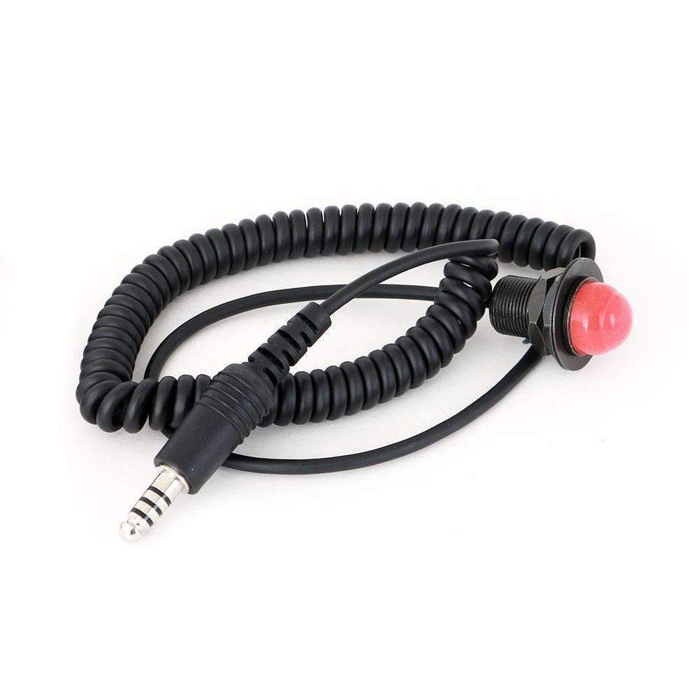 Rugged Radios Hole Mount Steering Wheel Quick Disconnect Push to Talk (PTT)