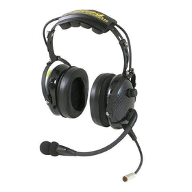 Rugged Radios HS10 Fire Safety Over the Head OTH Headset with Mic On Off Switch