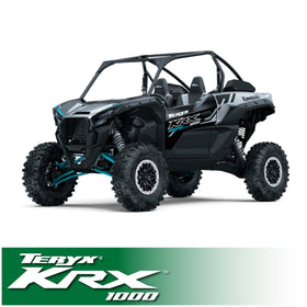 Rugged Radios Kawasaki Teryx KRX Comp. Comm Kit w/BT 2-Way Radio STX / M1 VHF Bus Band / Dash Mount