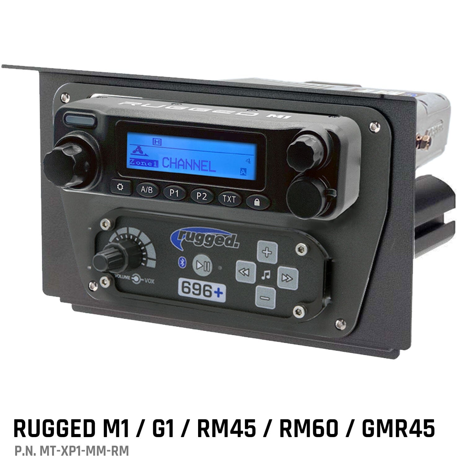 Rugged Radios Polaris XP1 Mount Kit - M1 / G1 / RM60 / GMR45 - M1/G1/RM45/RM60/GMR45