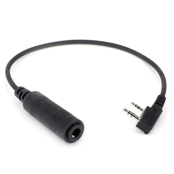 Rugged Radios OFFROAD Headset / Helmet Adapter Cable to Rugged and Kenwood Handheld Radios