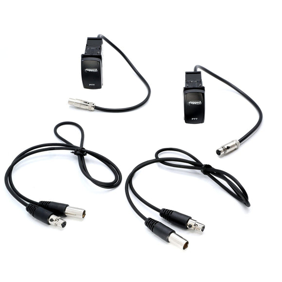 Rugged Radios Polaris Xpedition Rocker Push-to-Talk Kit