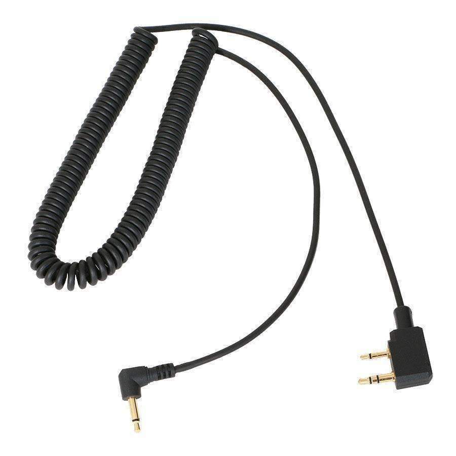 Rugged Radios Rugged and Kenwood Radio - Spotter Headset Listen Only Coil Cord