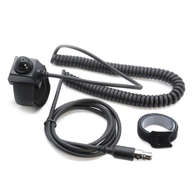Rugged Radios Velcro Mount Push to Talk (PTT) Buttons for Intercoms Driver PTT- Coil Cord