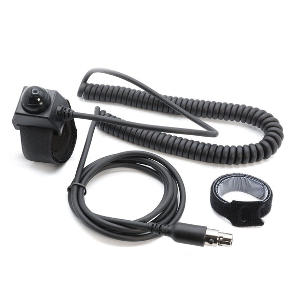 Rugged Radios Velcro Mount Push to Talk (PTT) Buttons for Intercoms Driver PTT- Coil Cord