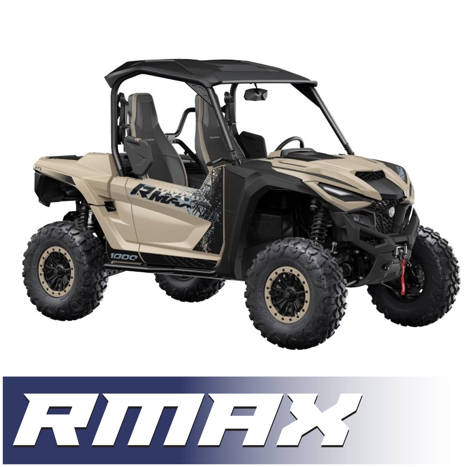 Rugged Radios Yamaha Wolverine RMAX Comm Kit w/ Rocker Switch BT 2-Way STX / M1 VHF Bus Band