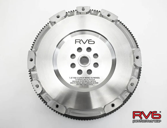 RV6 Retro FK8 Flywheel Kit | 2016+ Honda Civic 1.5T Base & Si (CIVICX_1.5T_RETRO_FW)