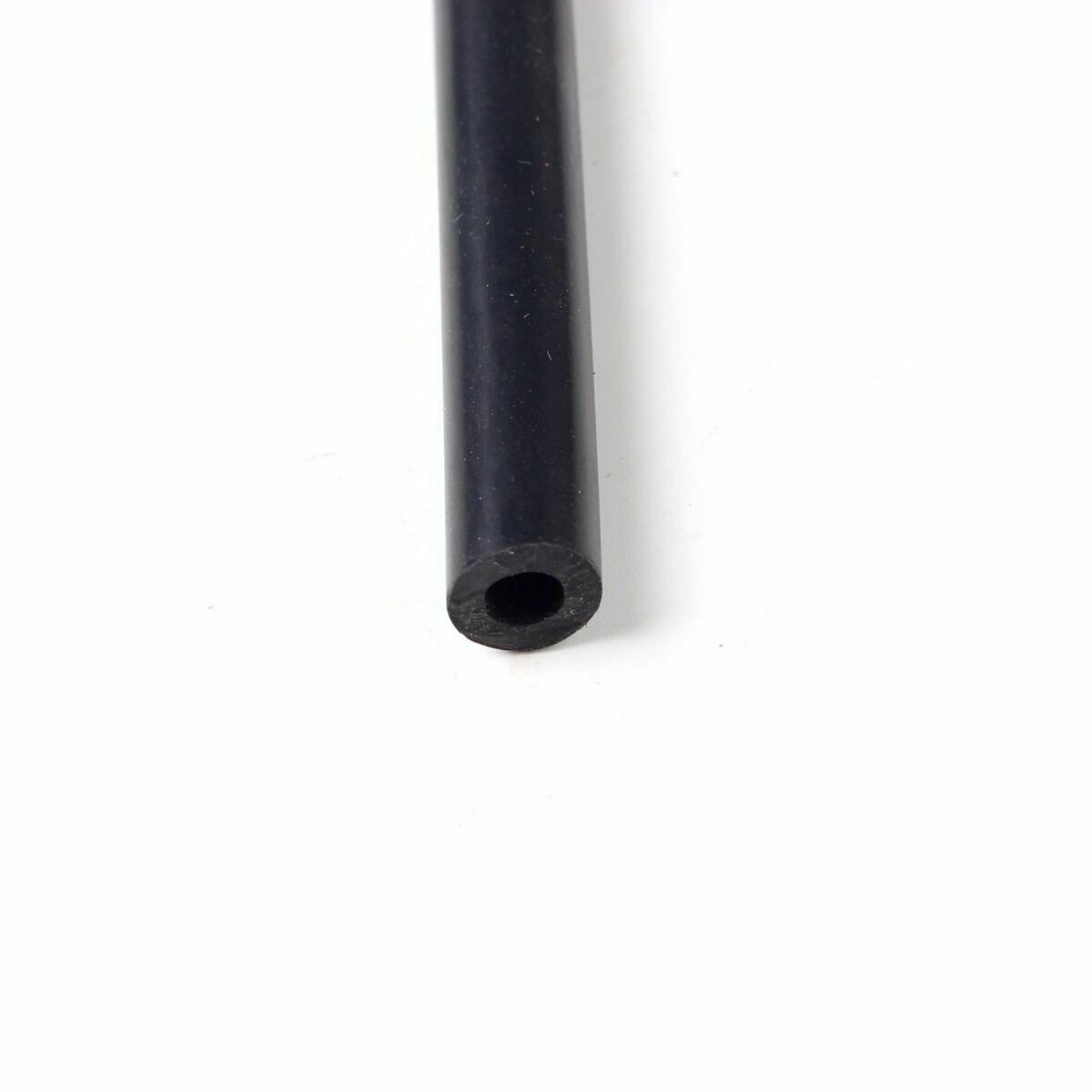 Black ID:1/4" 0.25" (6MM) SILICONE VACUUM HOSE