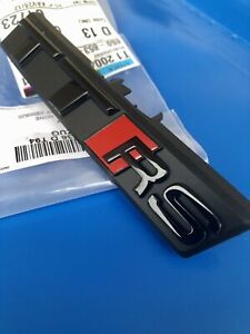 Audi TTRS 8S Genuine OEM Black Front Grille Badge - 0