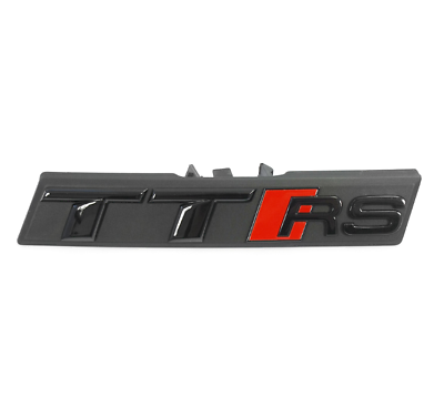 Audi TTRS 8S Genuine OEM Black Front Grille Badge