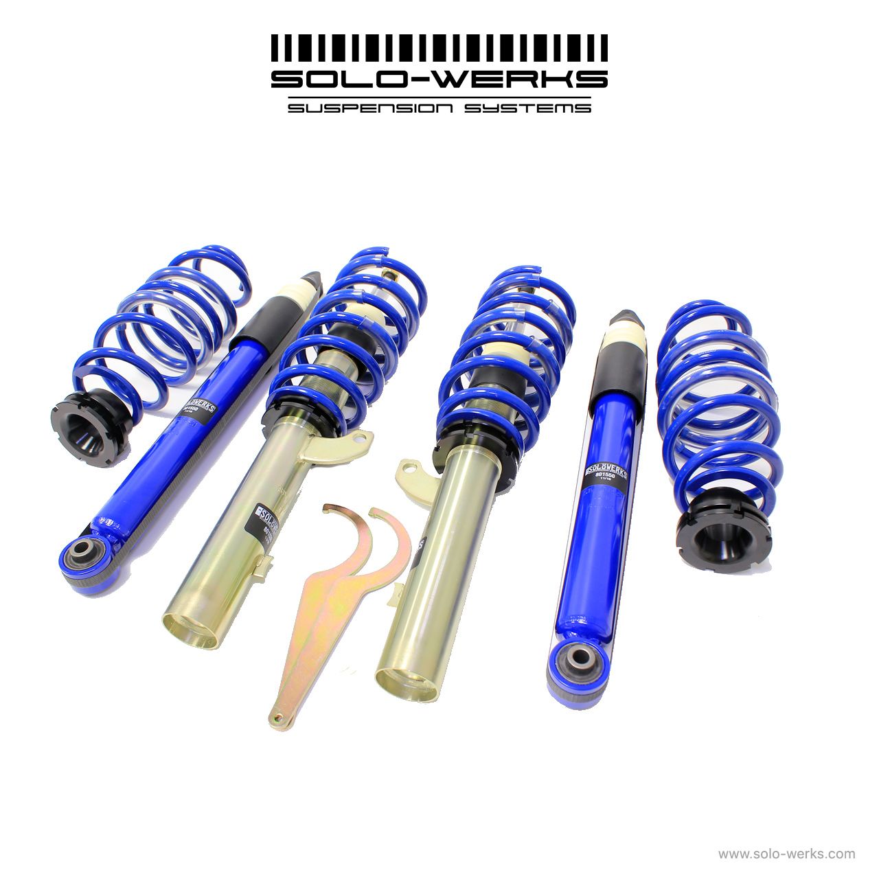 SOLO WERKS S1 COILOVER - VW MK VII 15+ 50MM (W/ REAR MULTI-LINK SUSP) - GAS MOTORS