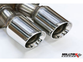 MILLTEK CAT-BACK AUDI S5 2007 2011 NON-RESONATED (LOUDER). MANUAL-ONLY - 0