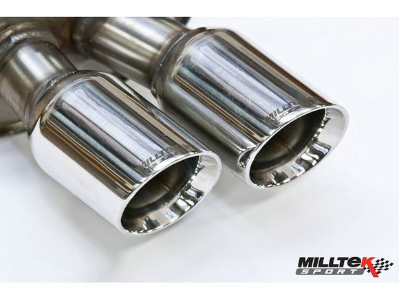 MILLTEK CAT-BACK AUDI S5 2007 2011 NON-RESONATED (LOUDER). MANUAL-ONLY