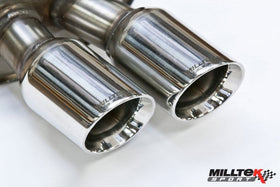 MILLTEK CAT-BACK AUDI S5 2007 2011 RESONATED (QUIETER). MANUAL-ONLY