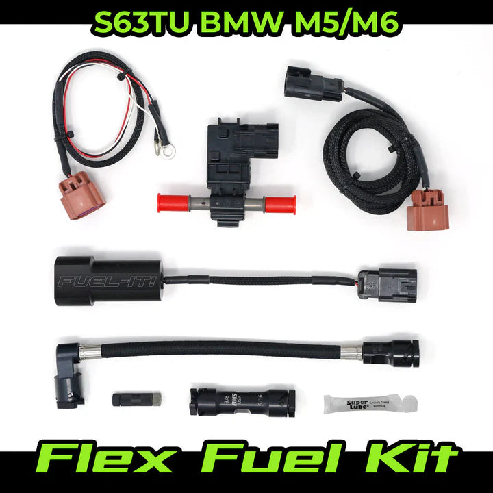 BMW M5 M6 M8 X5M X6M Bluetooth Flex Fuel Kit for the F1X, F9X, and G06 with S63TU motor - 0