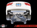AWE Track Edition Exhaust for Audi C7 S6 4.0T - Chrome Silver Tips-2