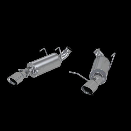 MBRP 11-14 Ford Mustang V6 3in. Dual Muffler Axle Back Split Rear T409 Exhaust System