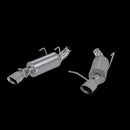 MBRP 11-14 Ford Mustang V6 3in. Dual Muffler Axle Back Split Rear T409 Exhaust System-1