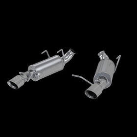 MBRP 11-14 Ford Mustang V6 3in. Dual Muffler Axle Back Split Rear T409 Exhaust System
