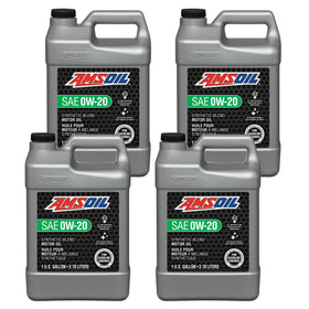 AMSOIL 0W-20 Synthetic-Blend Motor Oil Case of 4