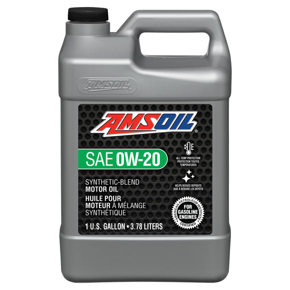 AMSOIL 0W-20 Synthetic-Blend Motor Oil 3.78 Liter Jug