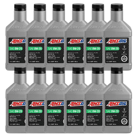 AMSOIL 0W-20 Synthetic-Blend Motor Oil Case of 12