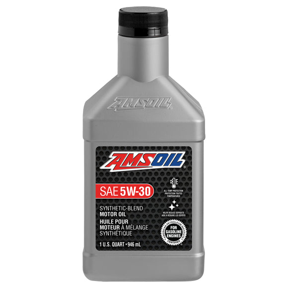 AMSOIL 5W-30 Synthetic-Blend Motor Oil 946 ml Bottle