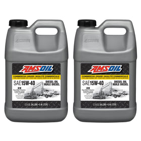 AMSOIL 15W-40 Commercial Grade Diesel Oil Case of 2