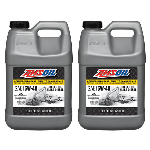 AMSOIL 15W-40 Commercial Grade Diesel Oil Case of 2