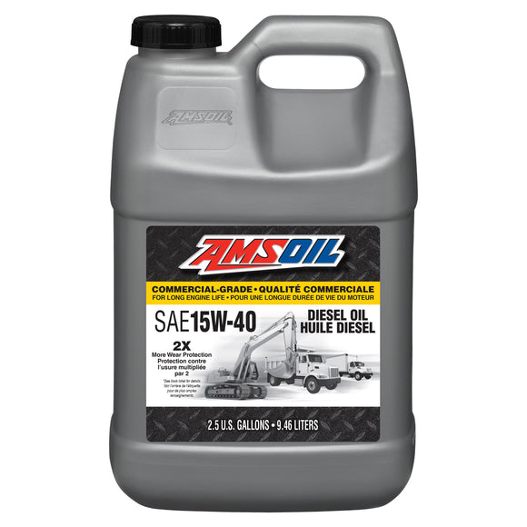 AMSOIL 15W-40 Commercial Grade Diesel Oil 9.46 L Jug