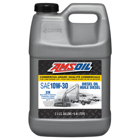 AMSOIL 10W-30 Commercial-Grade Diesel Oil 9.46 Liter Jug