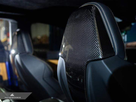 AutoTecknic Dry Carbon Seat Back Cover | BMW F91/F92/F93 M8