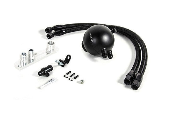 Spulen 2.0T FSI Billet Spherical Catch Can Kit- Black