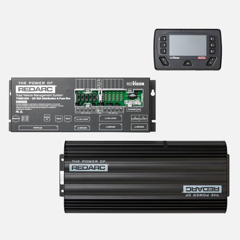 REDARC Total Vehicle Management System - Prime w/Manager30 System & RedVision Display - 0