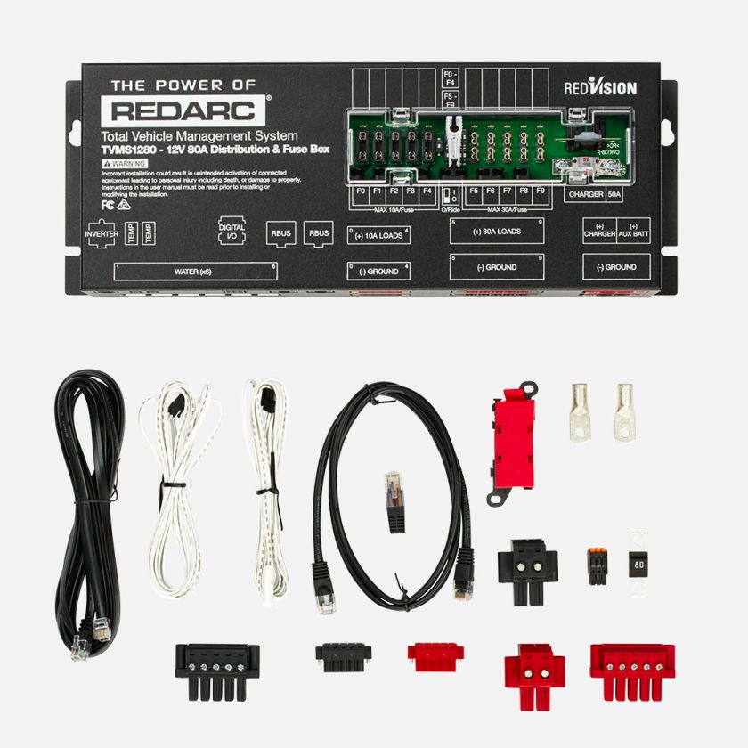 REDARC Total Vehicle Management System - Prime w/Manager30 System & RedVision Display