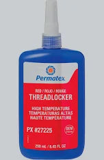 Permatex Red Large Diameter 277 Threadlocker, 250 ml