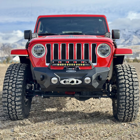 NEW Aluminum Shorty Front Bumper For Jeep JL / JT