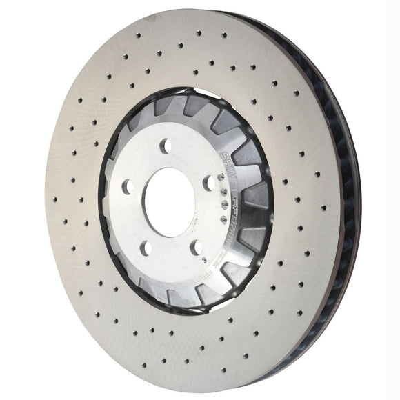 SHW 15-19 Ford Mustang Shelby GT350 (Up to 2/4/2019) Right Front Drilled LW Brake Rotor (FR3Z1125E)