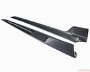 VR Aero Gloss Carbon Fiber Side Skirts Tesla Model 3 2018+-2