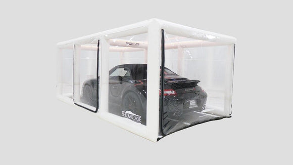 CarCapsule 20' Signature Series Showcase White w/Road Emblazoned Floor Floor inc