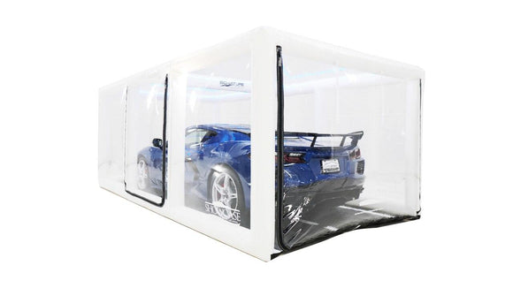 CarCapsule 20' Signature Series Showcase White w/Road Emblazoned Floor Floor inc